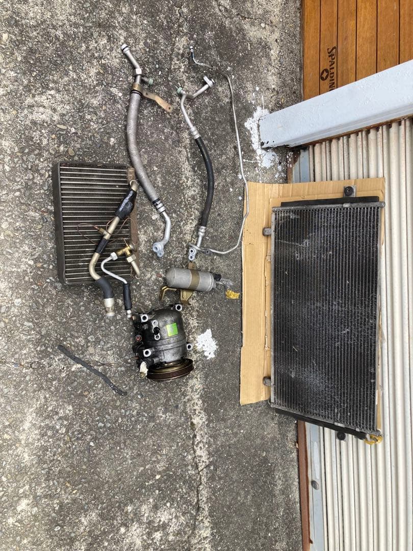 シルビアS14後期エアコン一式