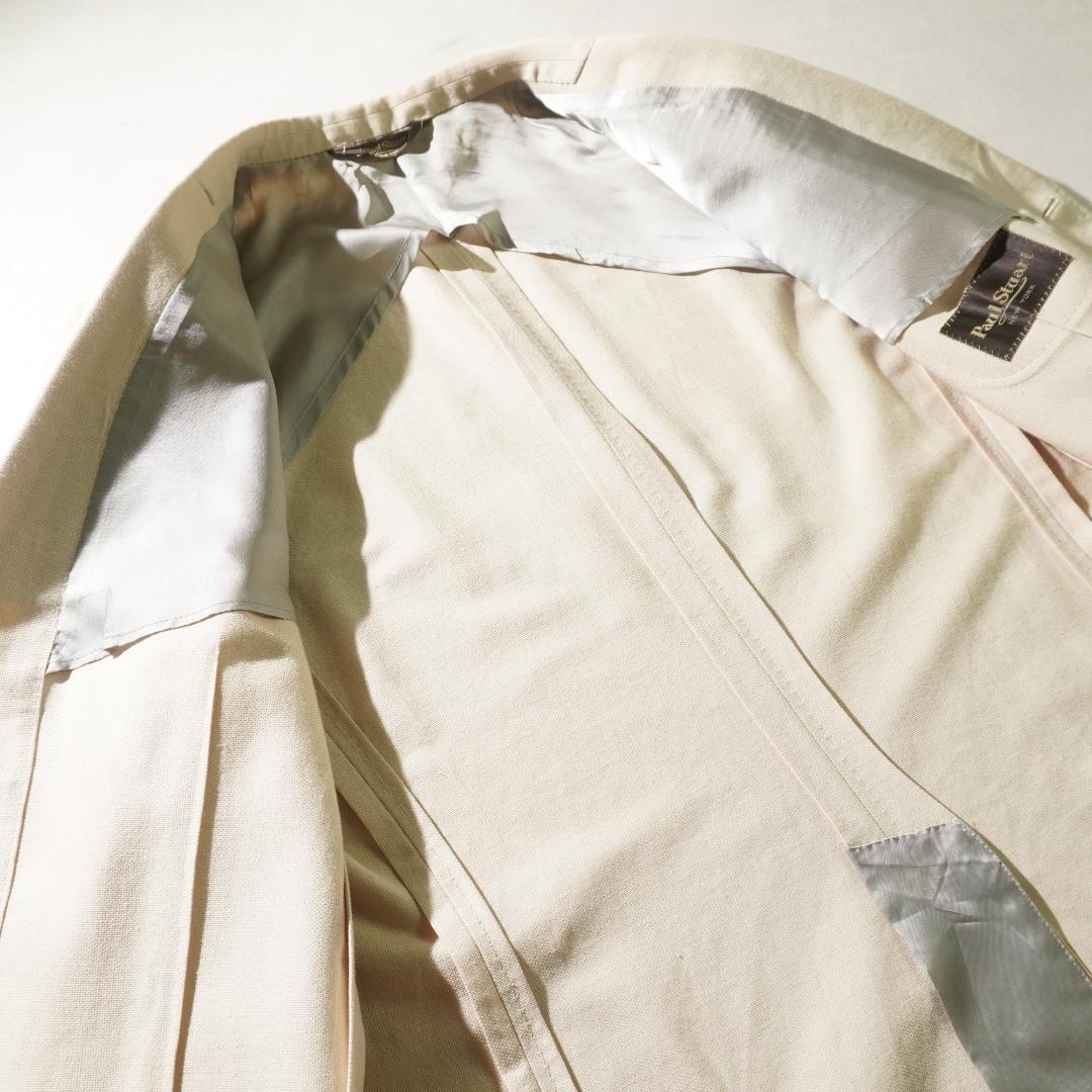 Paul Stuart リネン混コットン素材セットスーツ ベージュ/VW170