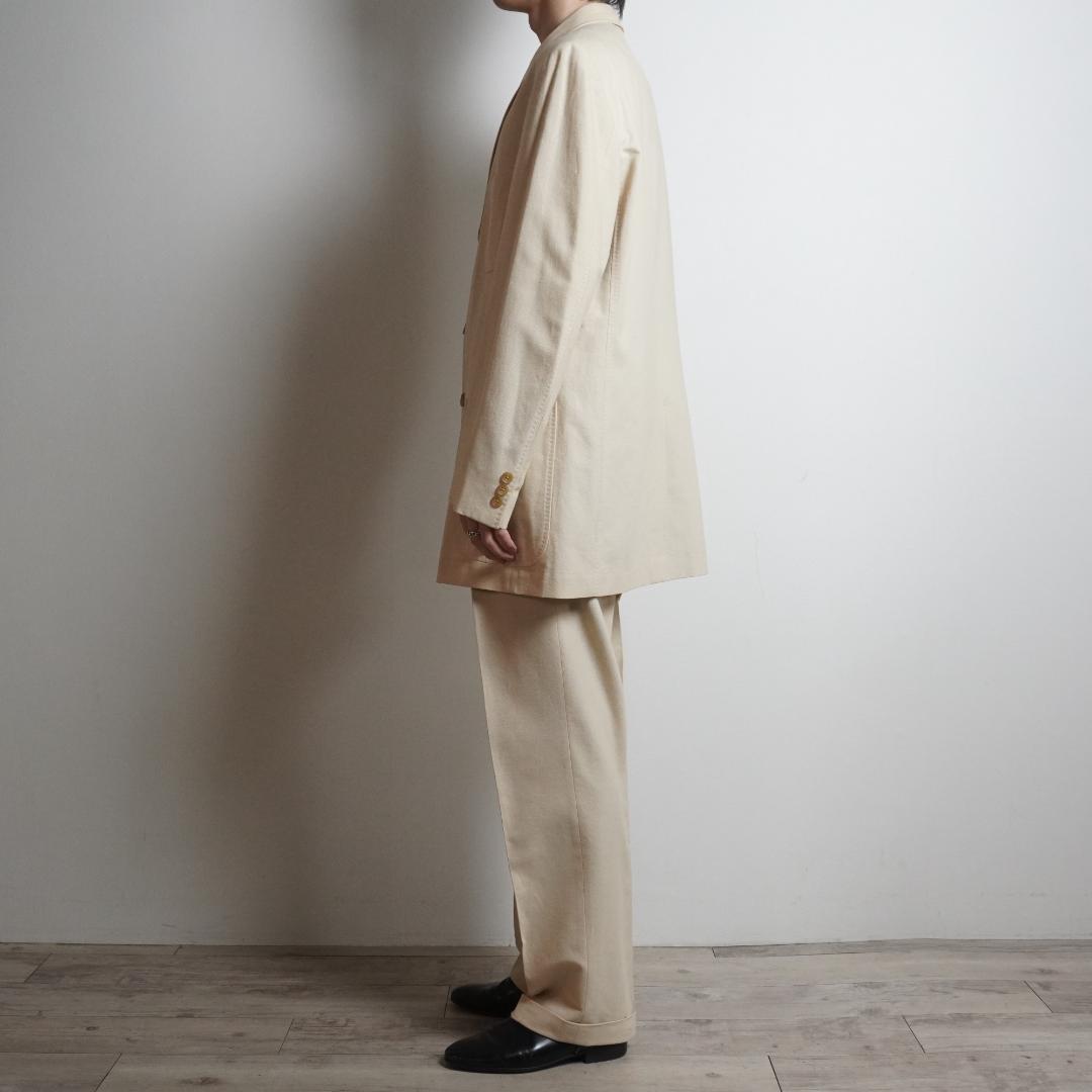 Paul Stuart リネン混コットン素材セットスーツ ベージュ/VW170