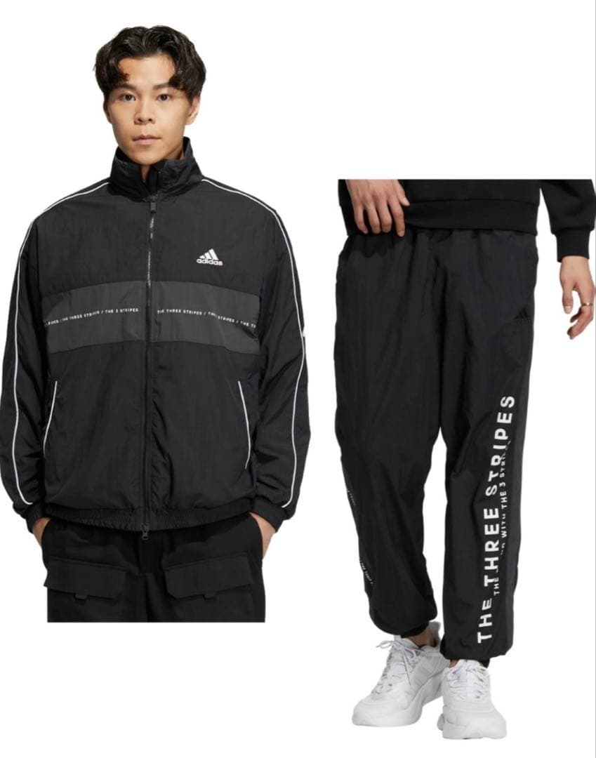 adidas ウインドブレーカー 上下セット 2XL