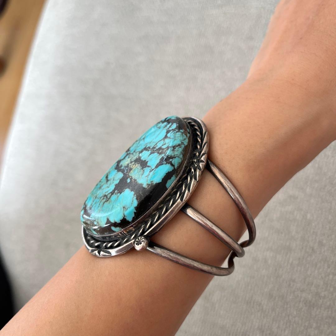 インディアンジュエリー　バングル　トルコ石