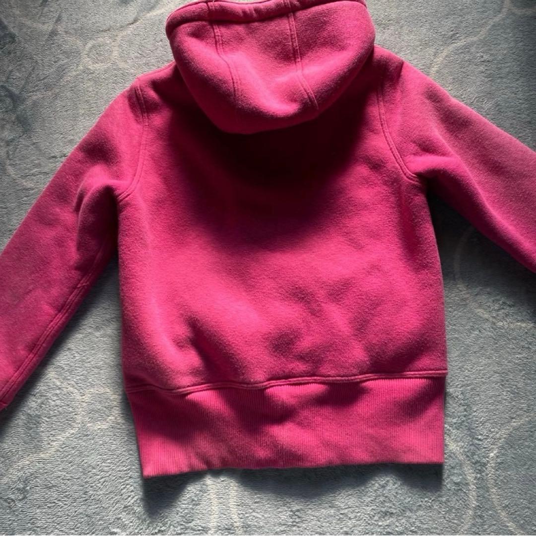 マークアンドロナ ピンク スカル ドクロ ジップアップ 裏ボアフード付