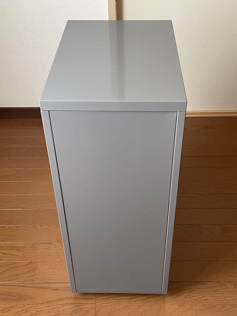 廃盤 IKEA イケア HELMER ヘルメル 引き出し　スチール キャスター付