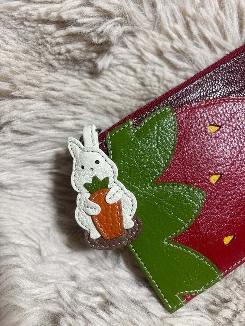 真*゜様 【新品未使用】財布IBIZA いちごモチーフ ケースうさぎ