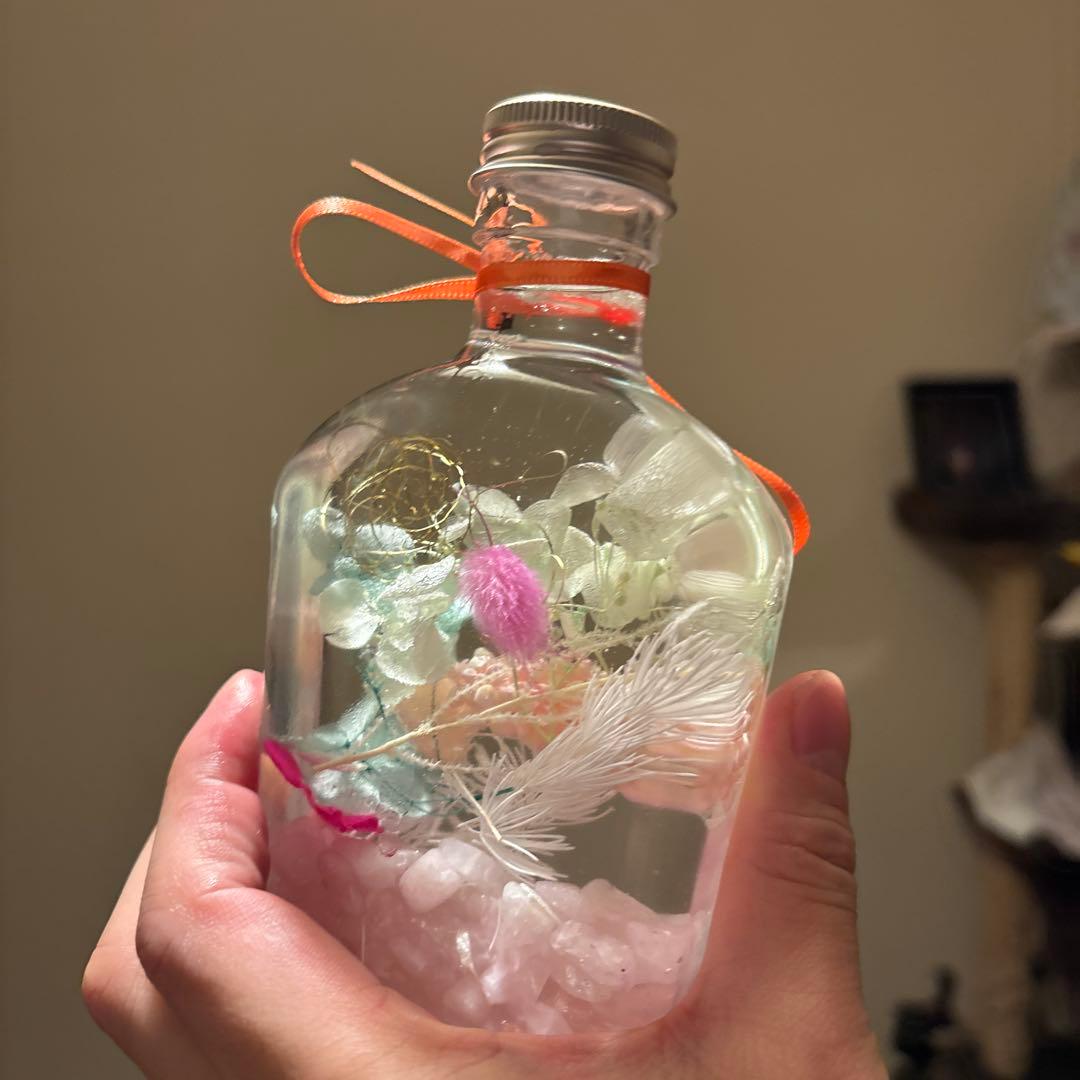 恋が実る？ローズクオーツたんのパワーハーバリウムたん！かわいい！