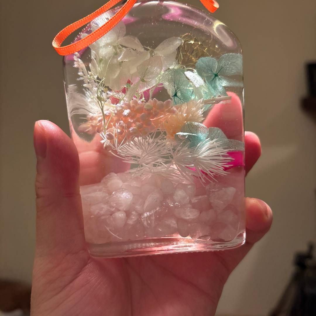 恋が実る？ローズクオーツたんのパワーハーバリウムたん！かわいい！