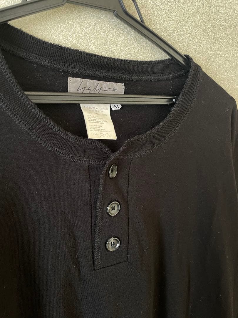 Yohji Yamamoto POUR HOMME ヘンリーネックカットソー M