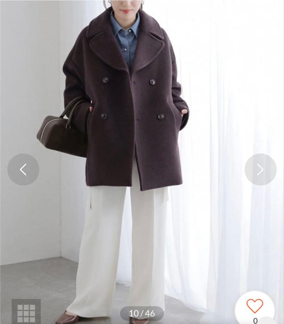 TICCA ティッカ ピーコート ブラウン