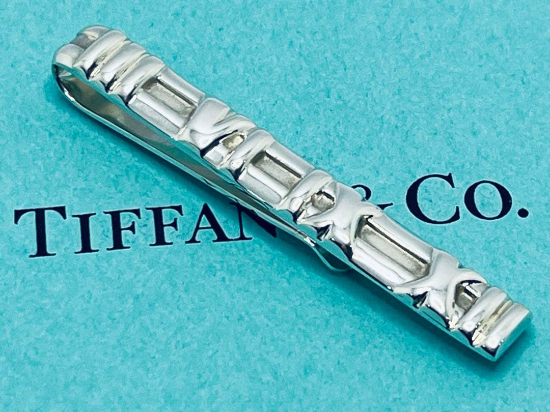 h603 美品　ティファニー　アトラス　ATLAS ネクタイピン　シルバー925