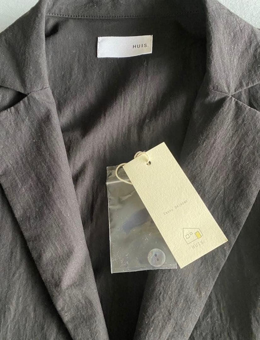 HUIS. 遠州織物 タイプライタークロスオーバーシャツコート 未使用