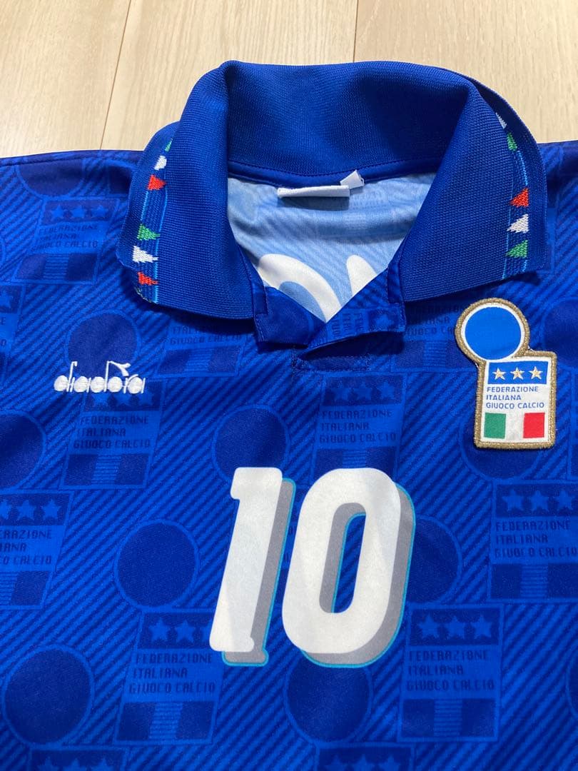 千*い様 ［超希少✨］1994年　イタリア代表ユニ　ロベルト・バッジョ　旧ディア