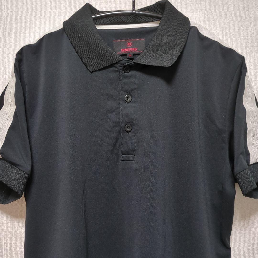 BRIEFING ブリーフィング 半袖 ポロシャツ メンズ ブラック