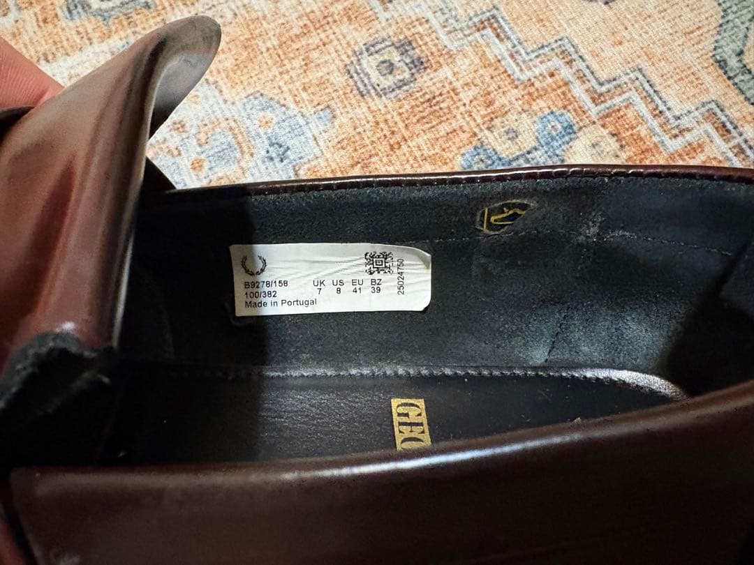 Fred Perry x e Cox タッセルローファー 26cm