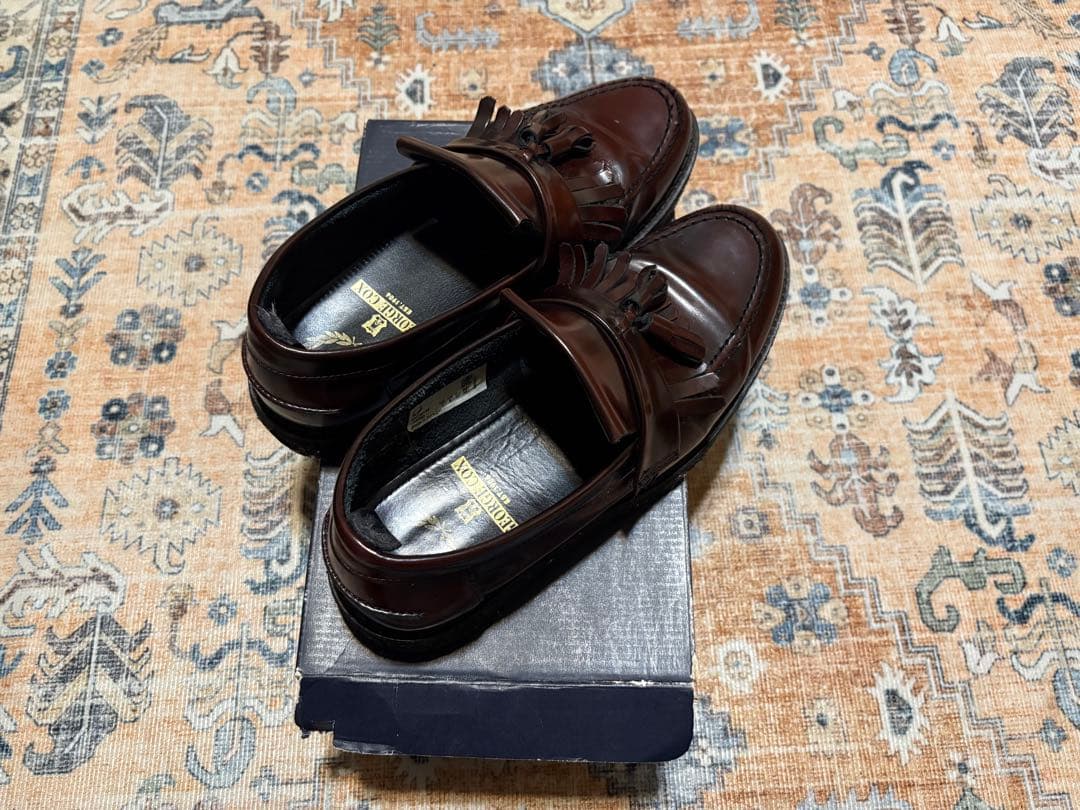 Fred Perry x e Cox タッセルローファー 26cm