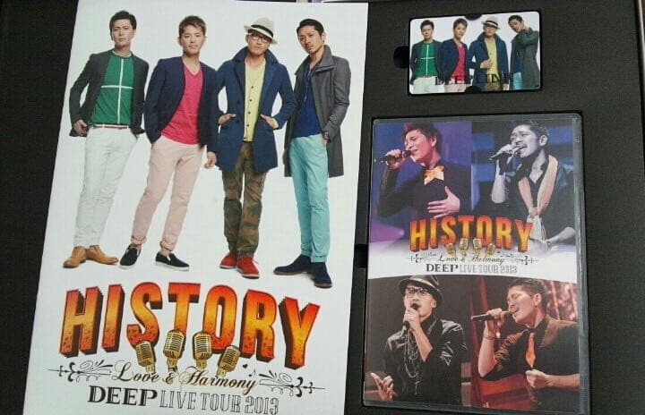 ミュージック DEEP history LIVE DVD
