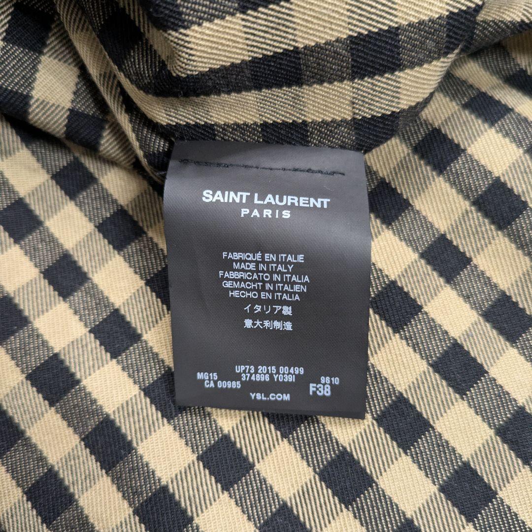 【直営店購入】サンローラン トレンチコート 38