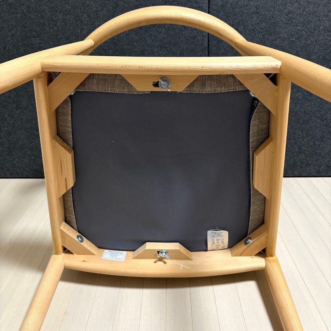 ニトリ　Nコレクション　C-01D　ダイニングチェア　北欧　天然木　ビーチ材