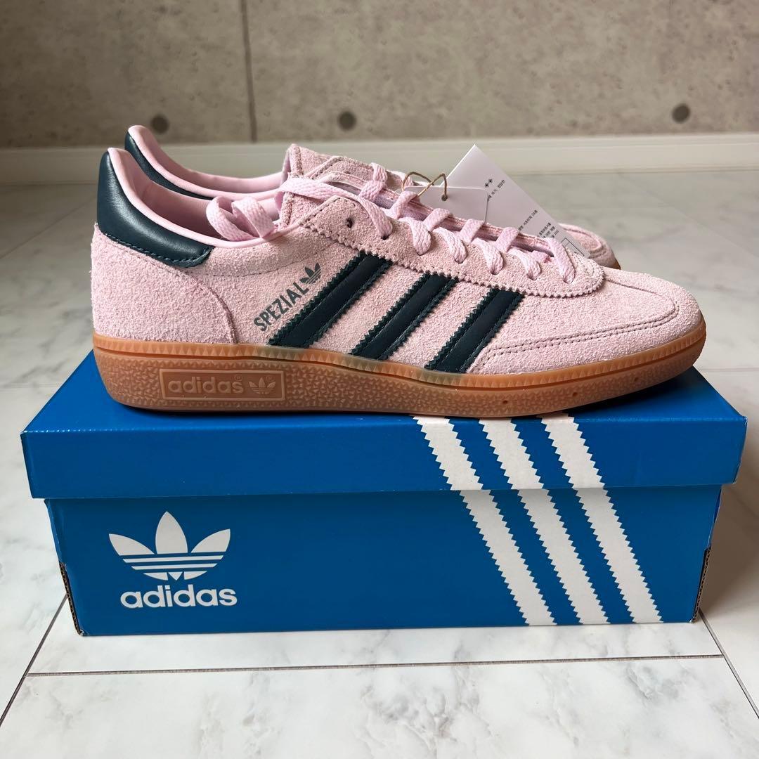 アディダス⭐︎HANDBALL SPEZIAL クリアピンク23.5