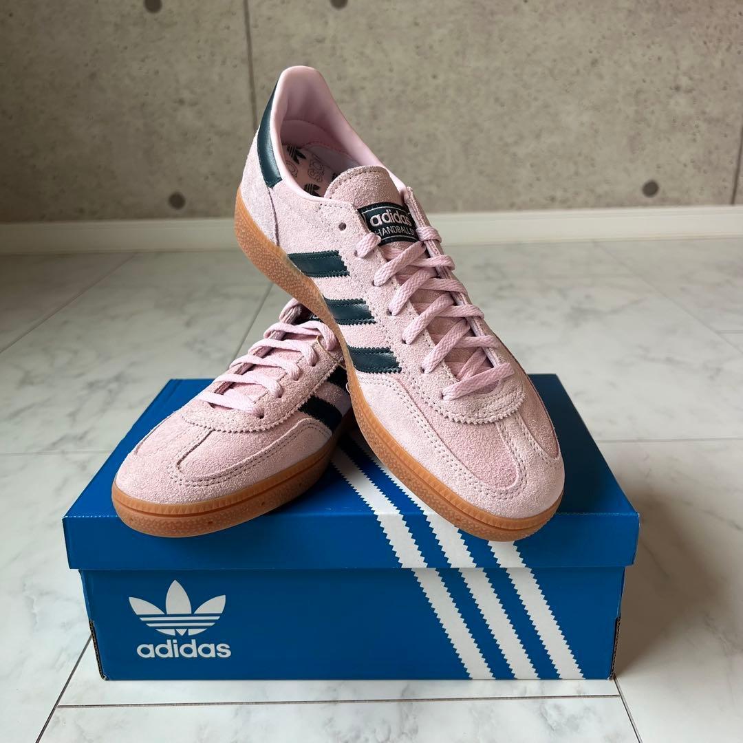 アディダス⭐︎HANDBALL SPEZIAL クリアピンク23.5