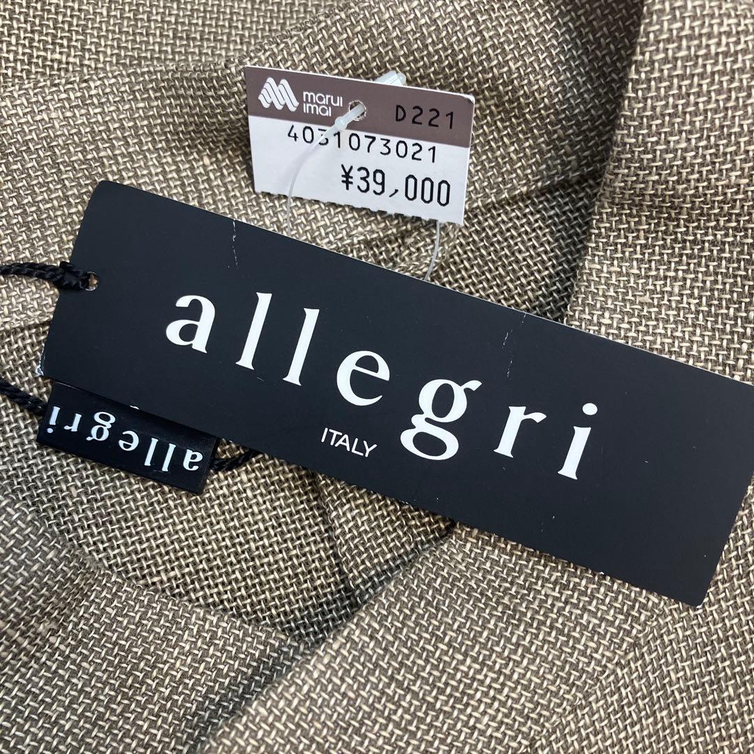 ポセイドン様 【新品】allegri ＊リネン混 スタンドカラー パッチポケット