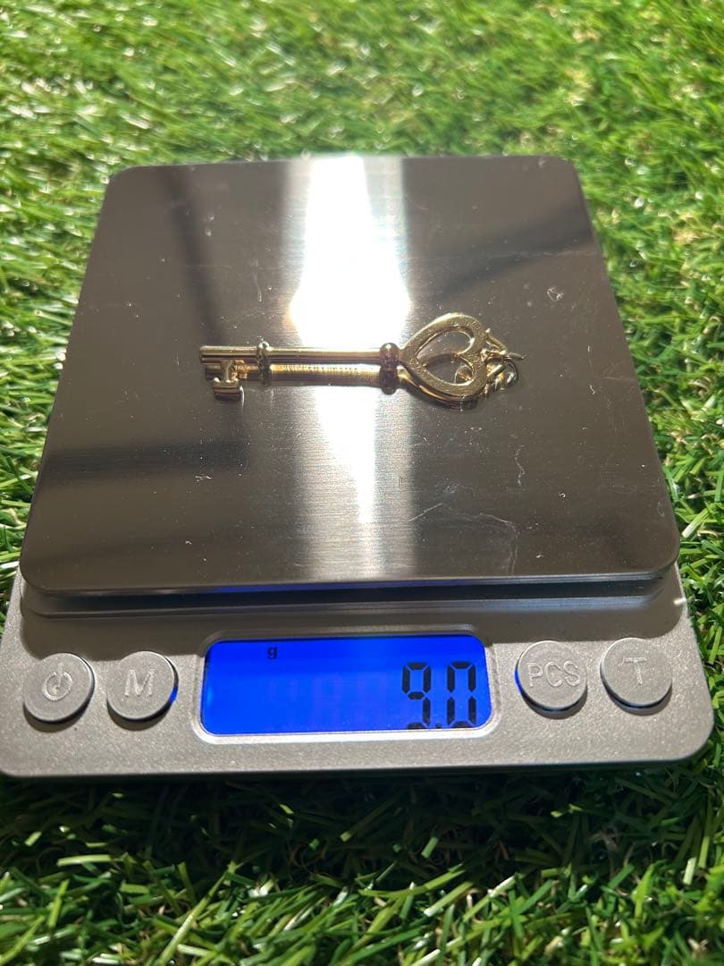 Tiffany ✨イエローゴールド✨希少なラージハートキーチャーム✨金無垢