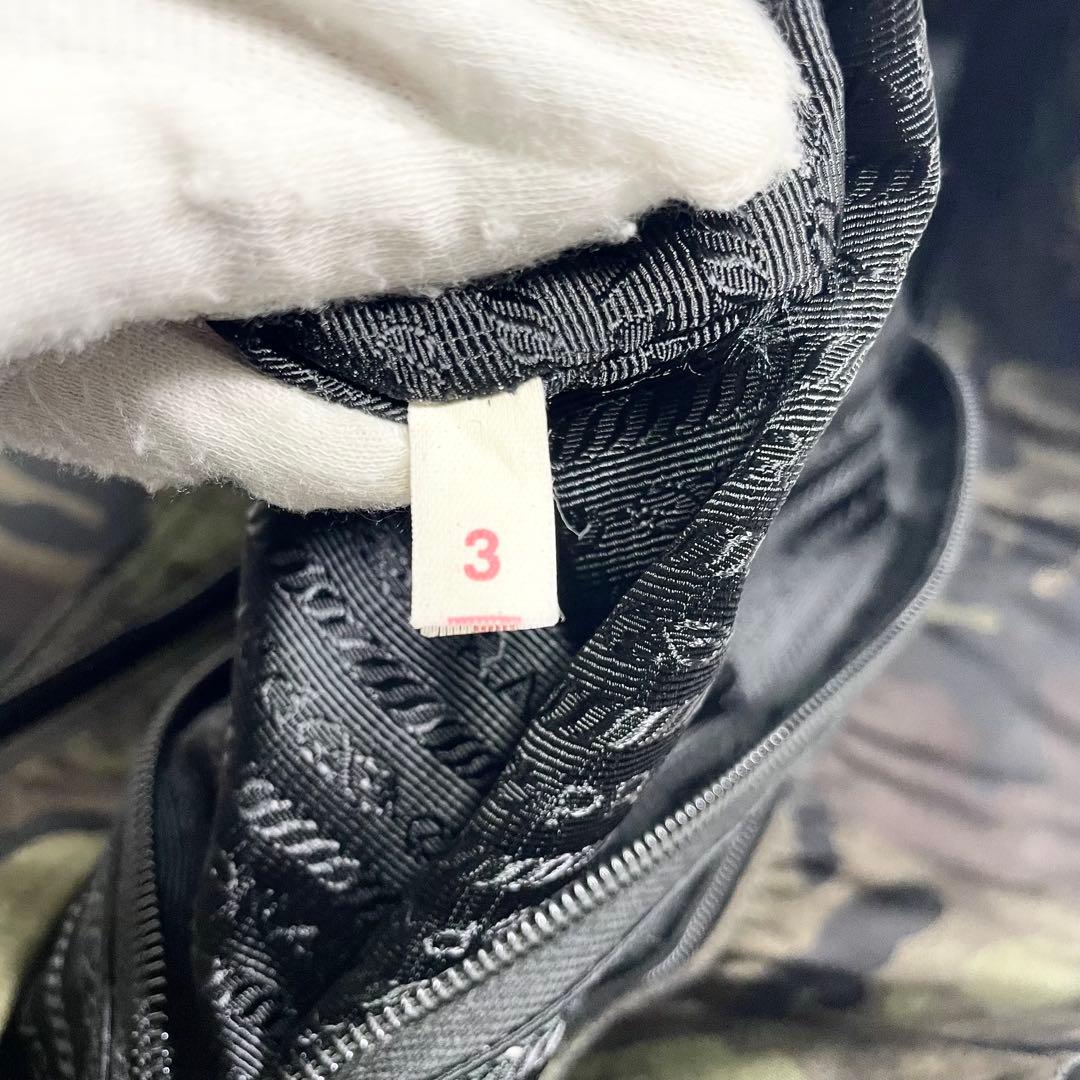 プラダ トートバッグ ナイロン サフィアーノレザー カモフラ 迷彩 大容量 A4