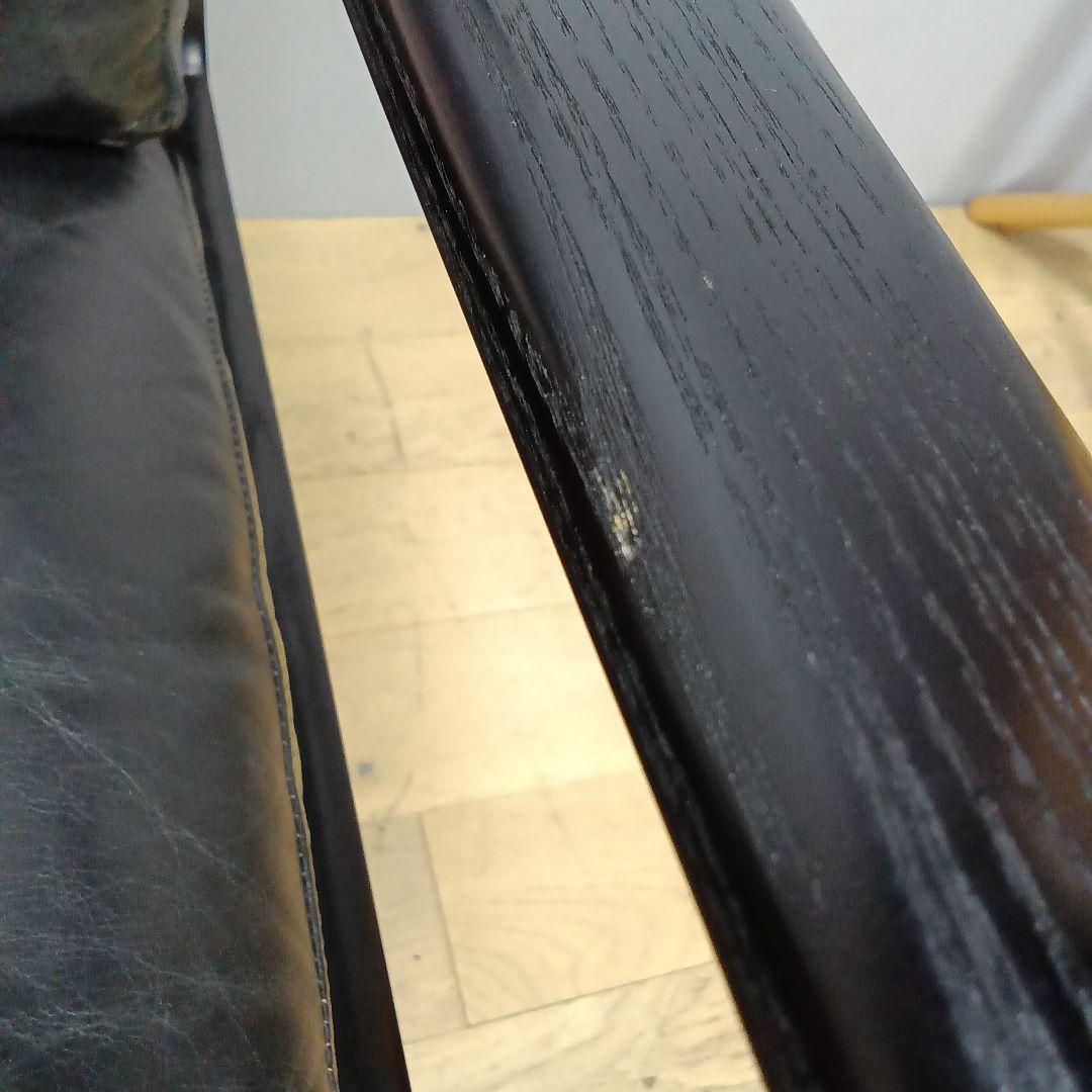 At Ease Leather & Ashwood Frame アームチェア④