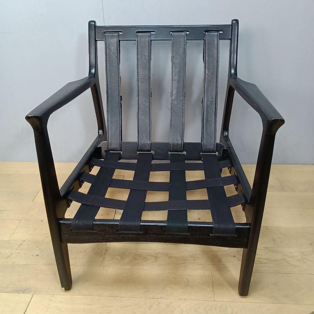 At Ease Leather & Ashwood Frame アームチェア④