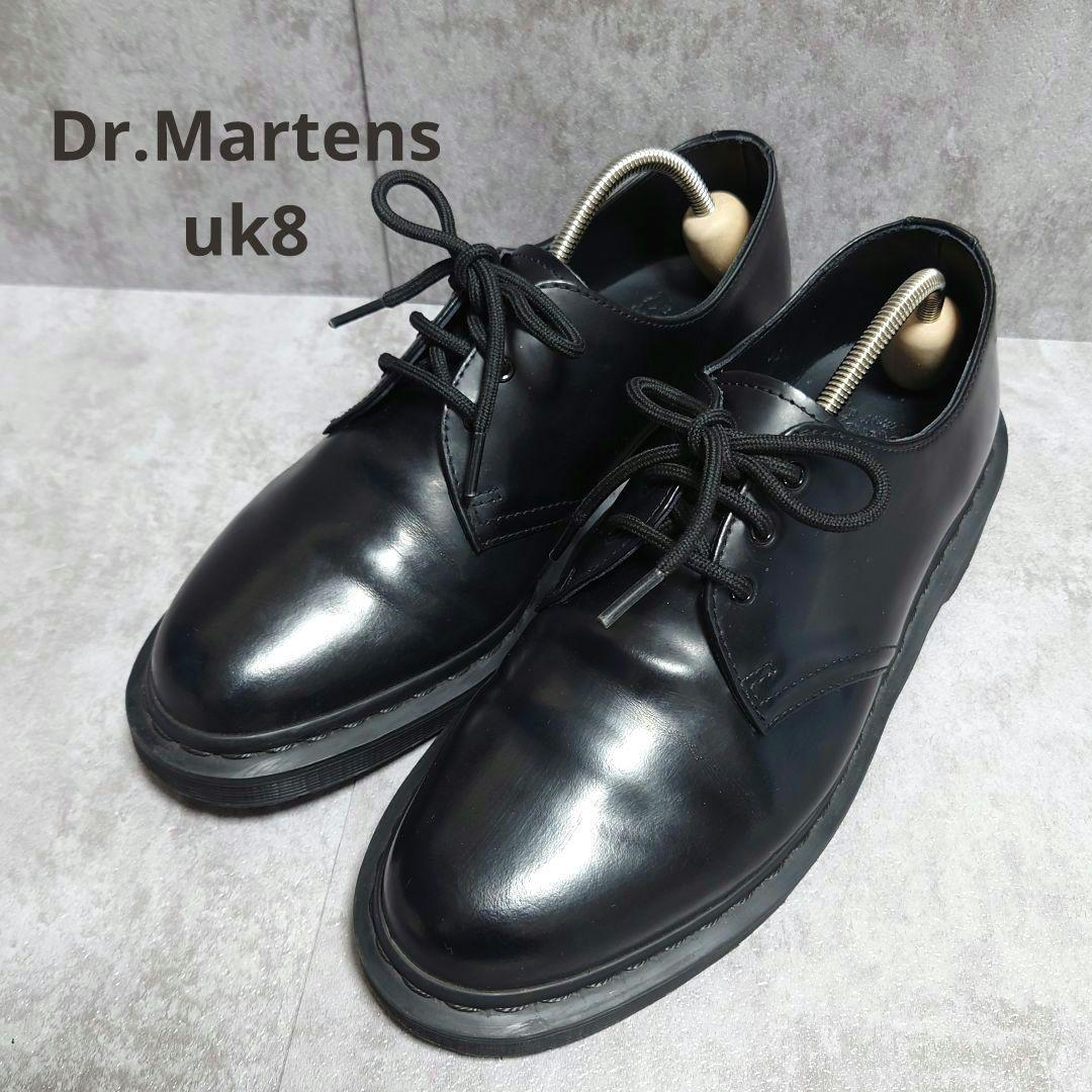 ドクターマーチン 3ホールシューズ MONO 14345 黒 27cm uk8