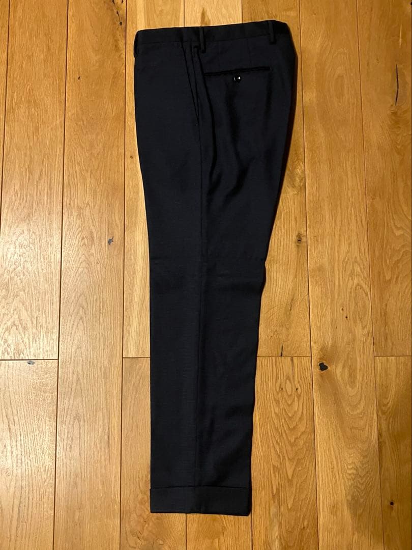 超美品！INCOTEX 1NT035 S100's SLIMFITウールパンツ