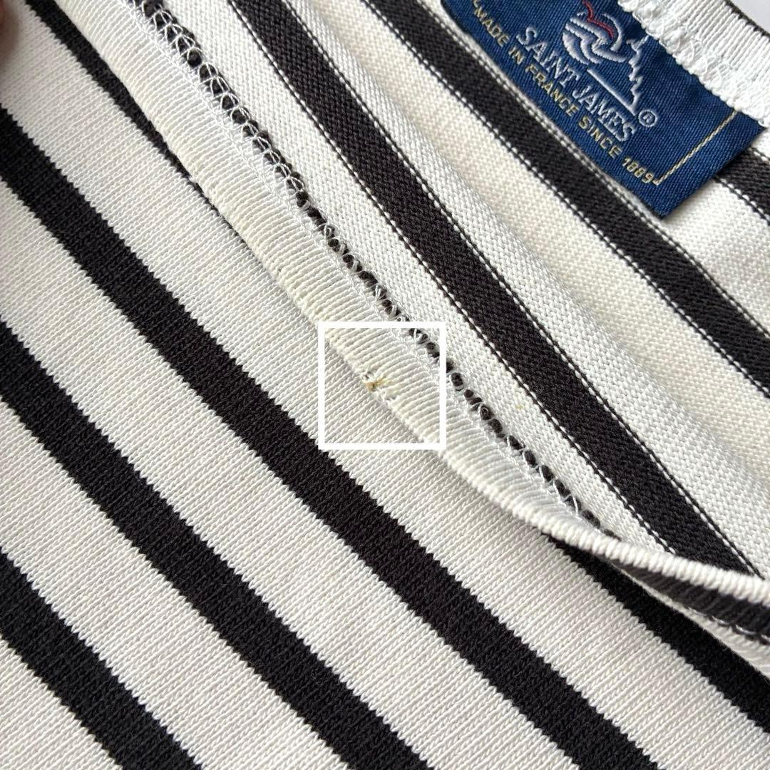 80s フランス製 T4 セントジェームス ウェッソン ボーダー バスクシャツ