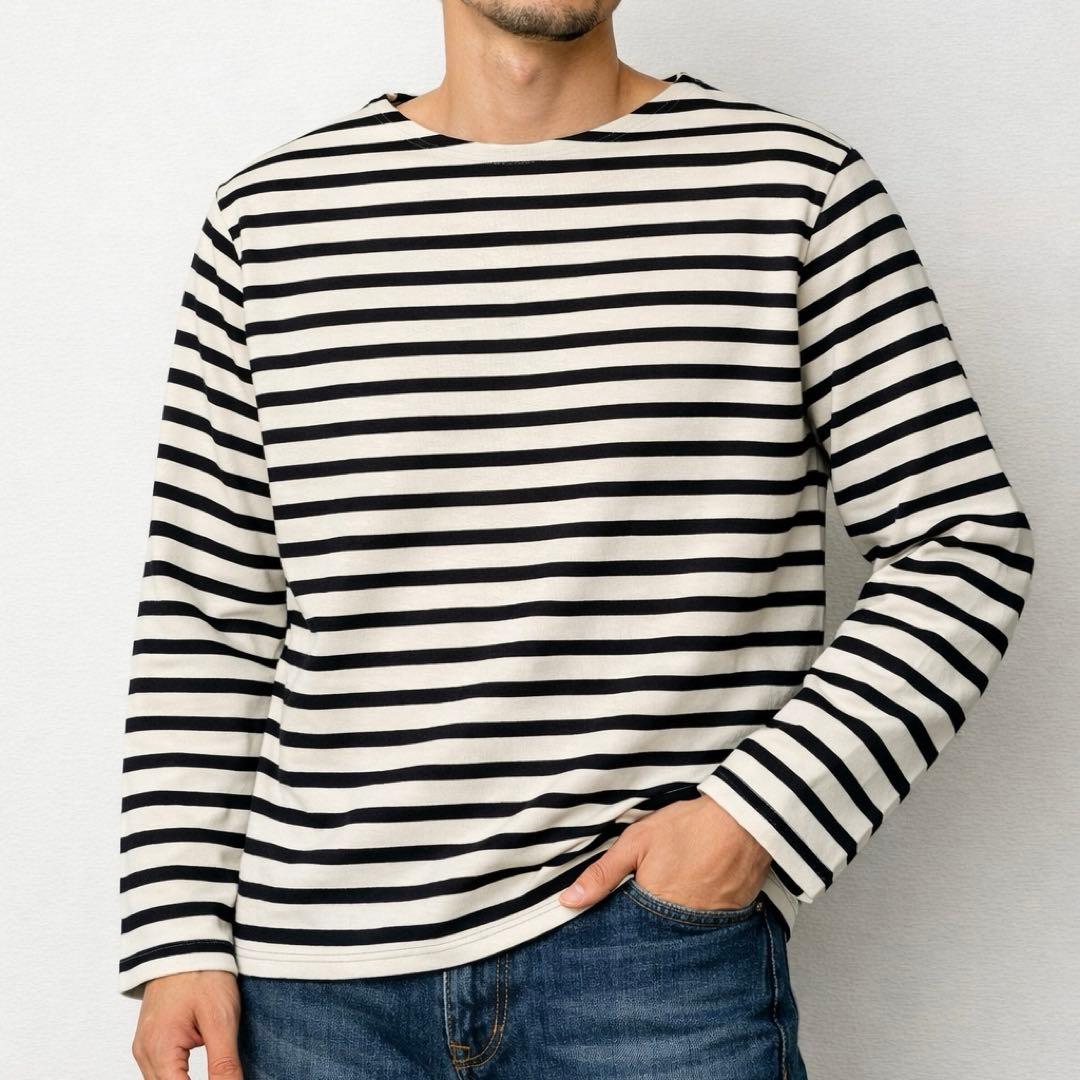 80s フランス製 T4 セントジェームス ウェッソン ボーダー バスクシャツ