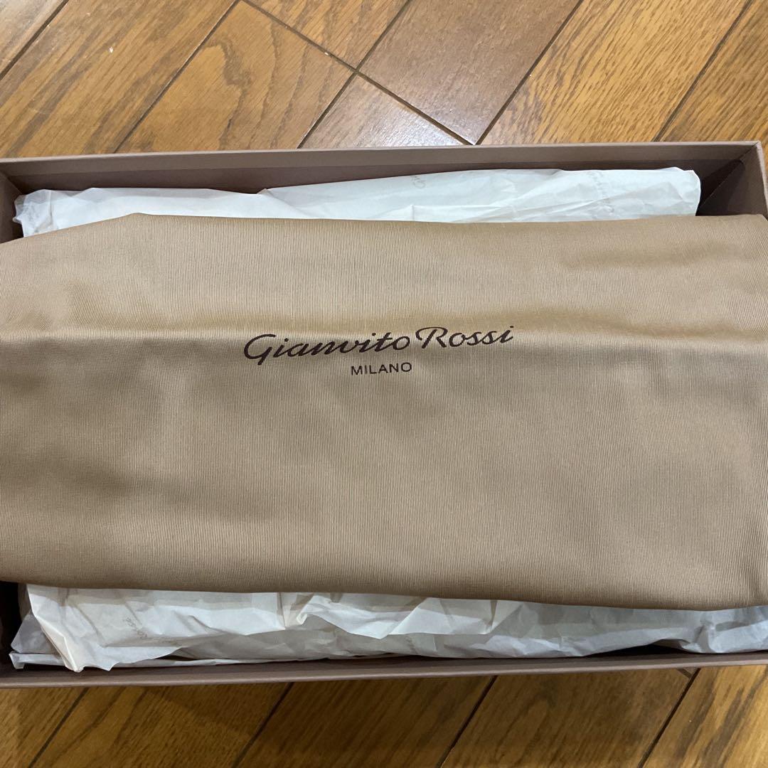 ジャンヴィットロッシ　メリージェーン　ベルベット　ブラック　新品未使用　箱　37