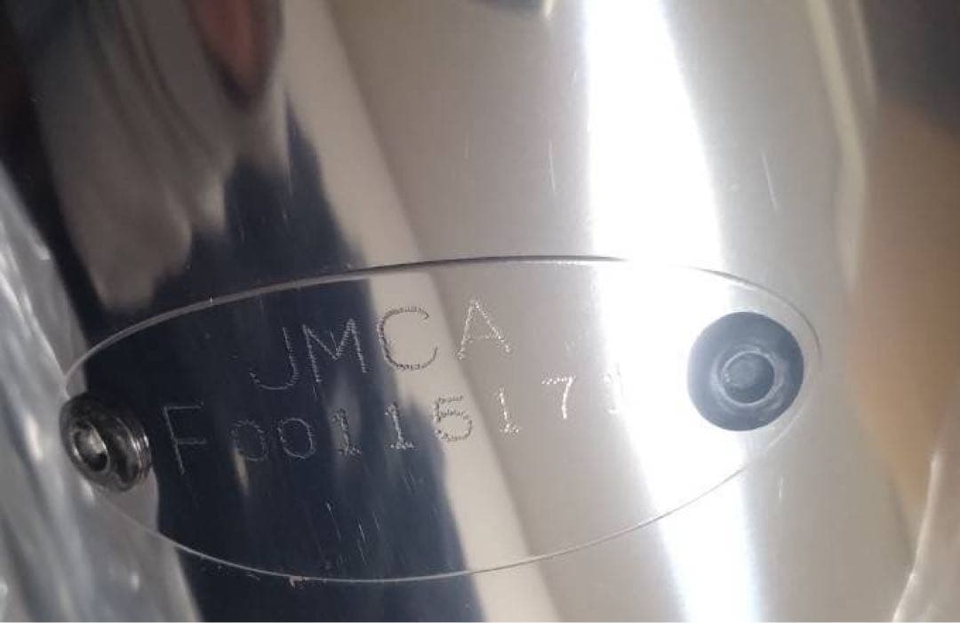 【値下げ中】ヨシムラ機械曲チタンサイクロンフルエキ NC39