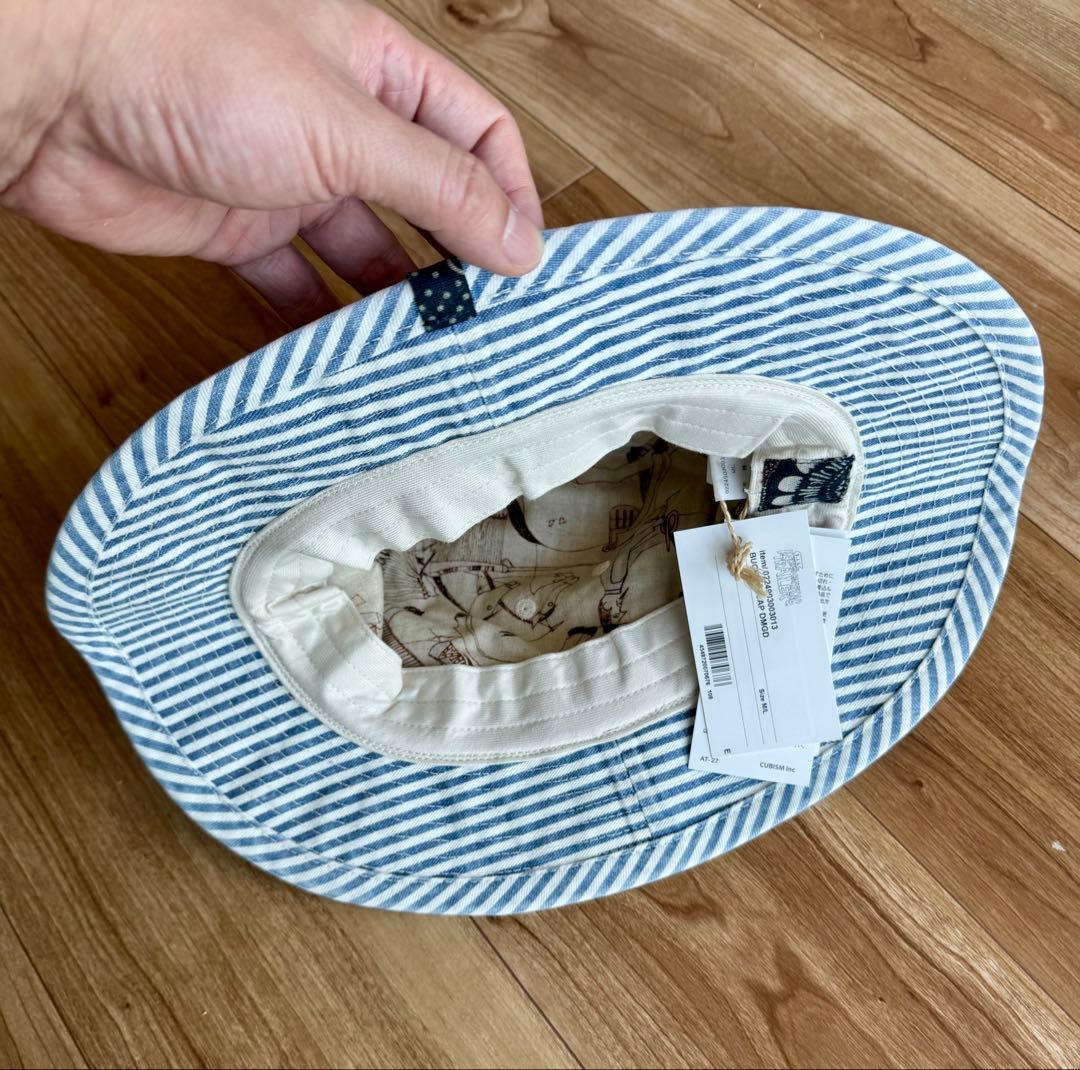 visvim BUCKLEY CAP DMGD ICT ヒッコリー