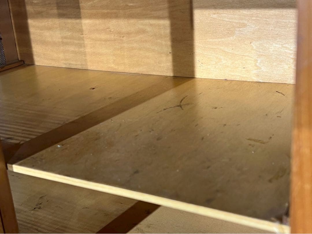 yuki＊蝿帳 食器棚 キッチン 水屋 収納棚 網飾り棚 昭和レトロ