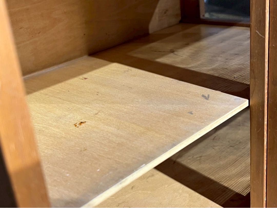 yuki＊蝿帳 食器棚 キッチン 水屋 収納棚 網飾り棚 昭和レトロ