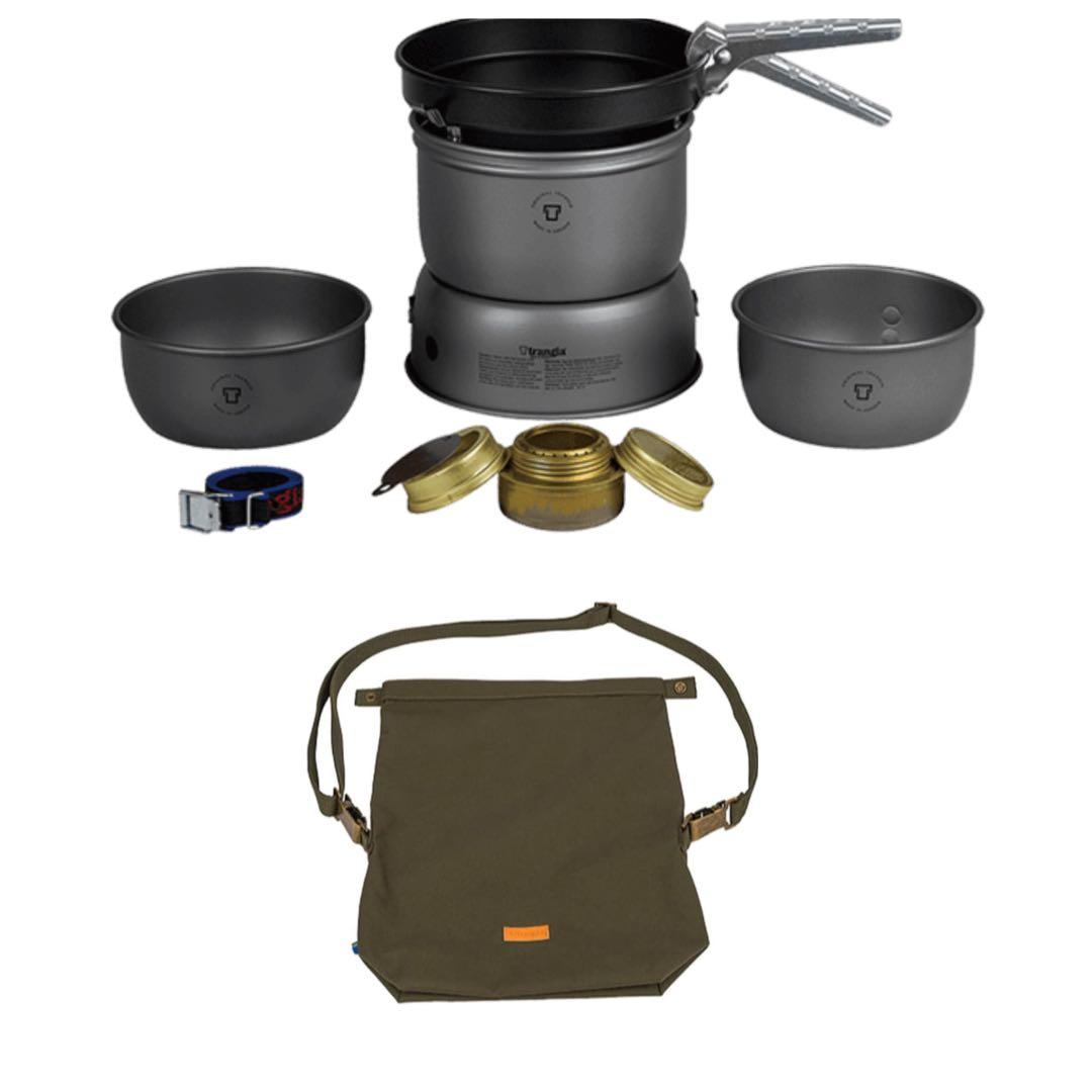 Trangia トランギア ストームクッカー　ハードアノダイズド & 純正バッグ