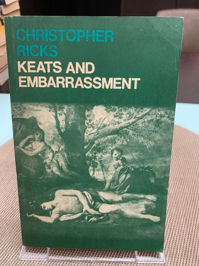 希少1974 KEATS AND EMBARRASSMENT