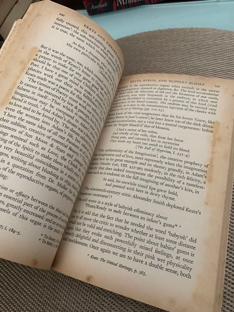 希少1974 KEATS AND EMBARRASSMENT