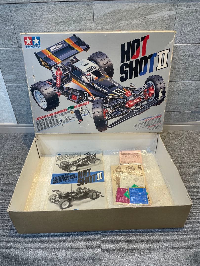 タミヤ HOT SHOT IIジャンク　当時物　箱付き