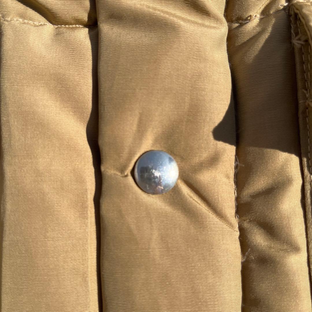 70s 縦型ポケット USA製 L.L.Bean ダウンベスト ベージュL