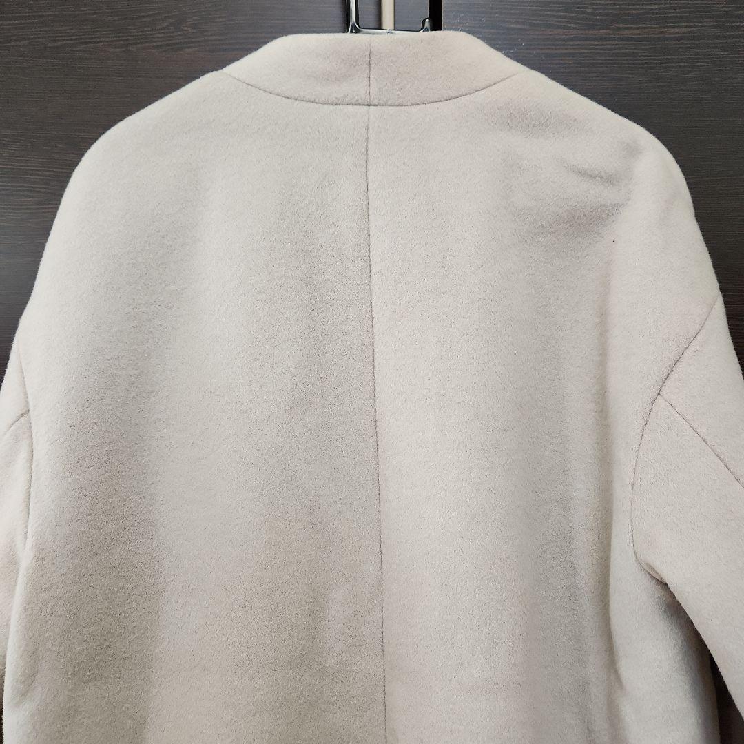 本日限定！【美品】ヴィクトリアン ウール ハーフコート グレージュ