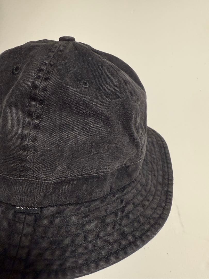 Supreme 黒 バケットハット　シュプリーム