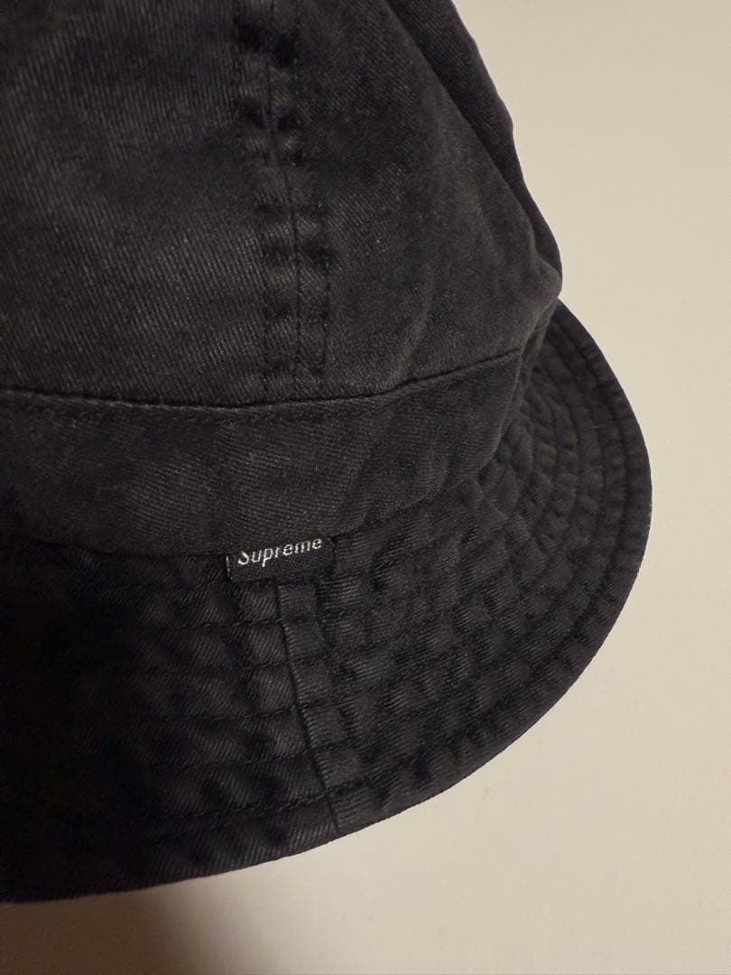 Supreme 黒 バケットハット　シュプリーム