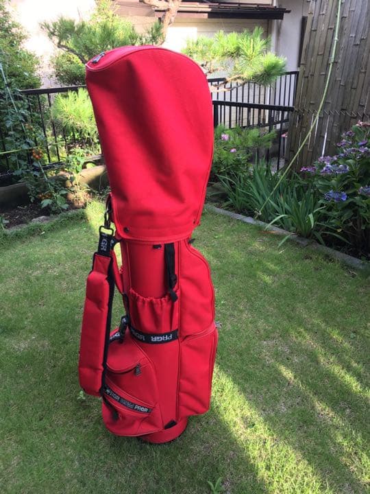 ゴルフバッグ ボール付き 赤