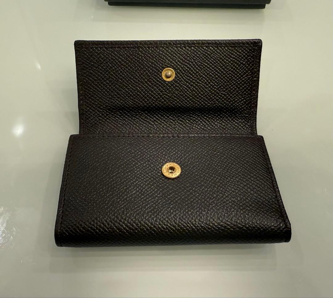 新品 BVLGARI ブルガリ キーケース レザー ダークブラウン 箱付き