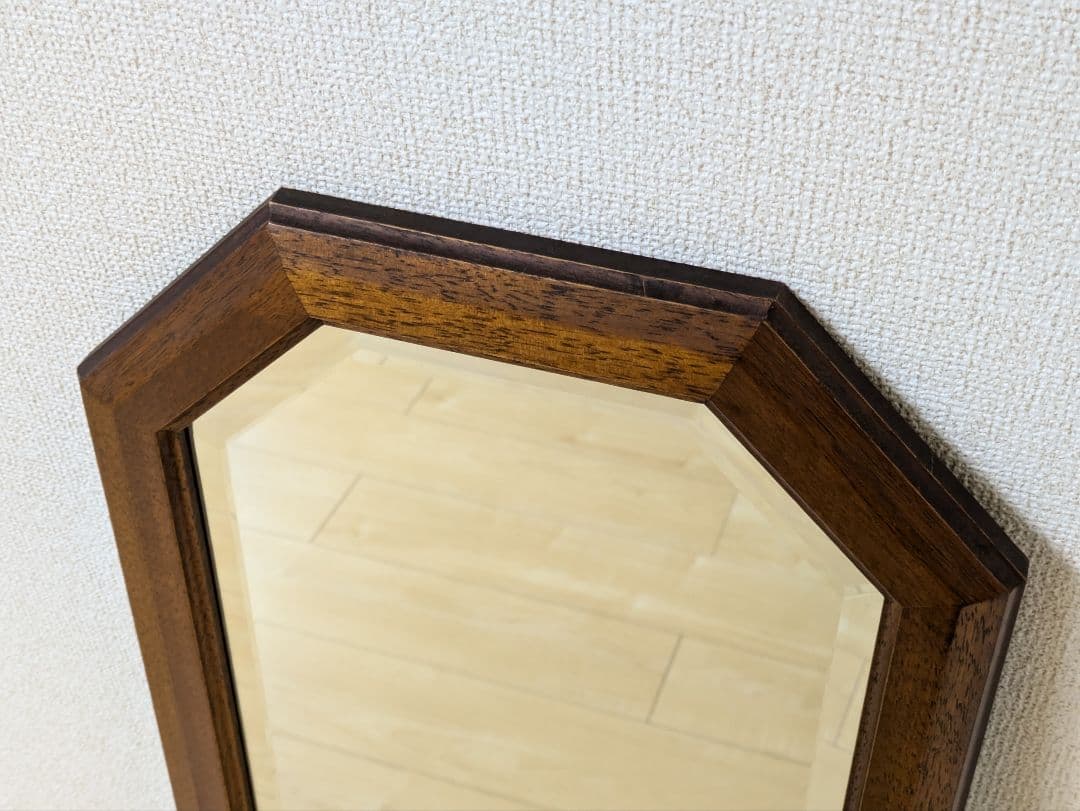 廃番 マルニ ヴィンテージ 地中海 八角 ウォールミラー 姿見 鏡 洋館 レトロ