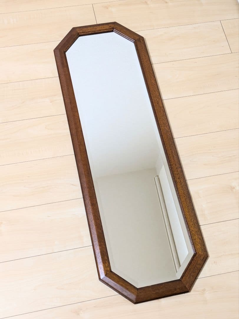 廃番 マルニ ヴィンテージ 地中海 八角 ウォールミラー 姿見 鏡 洋館 レトロ