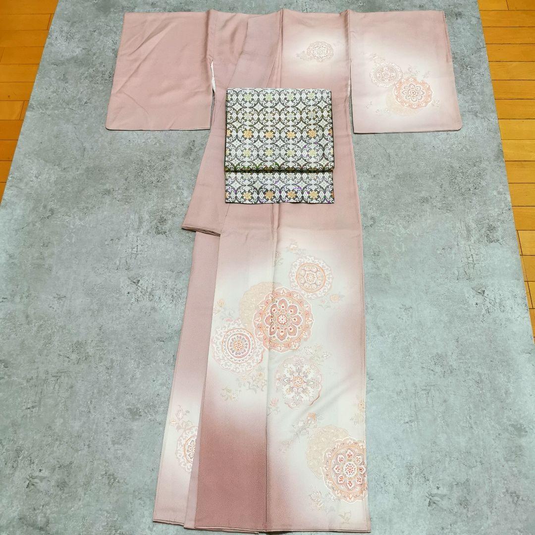 【蘇州刺繍】総刺繍 と豪華染め 付け下げ